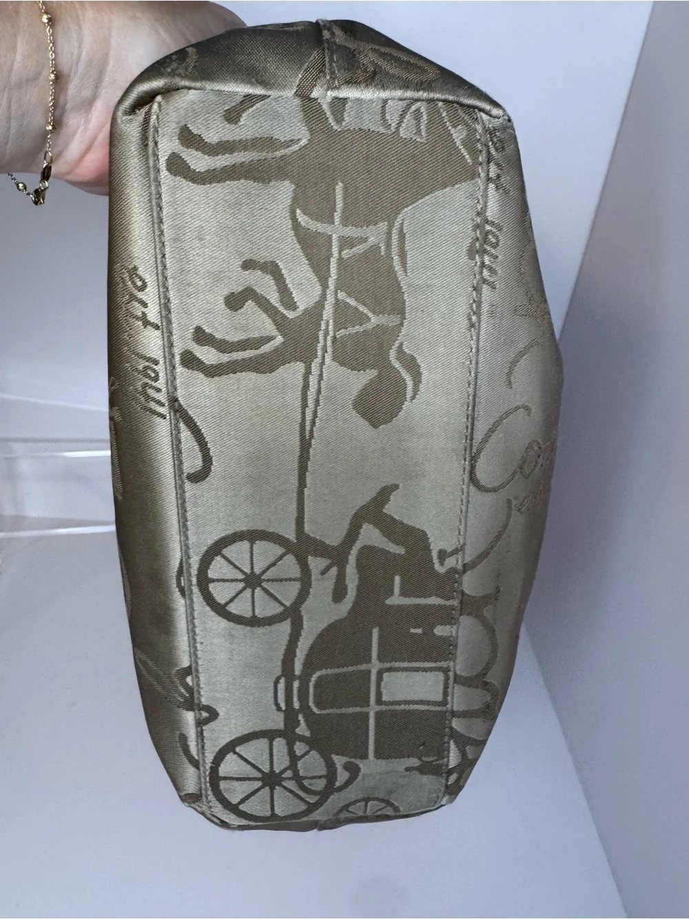 Coach signature khaki